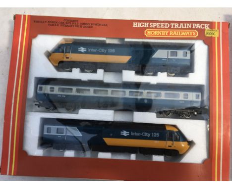 Hornby railways, OO scale, locomotives, boxed including R332 High speed train pack and R867 Pacer twin railbus provincial sec