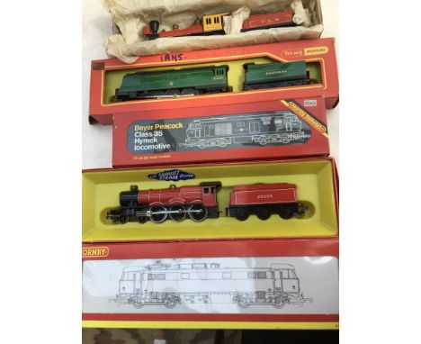 Hornby railways, OO scale, locomotives, boxed, including #R2160 Anglia railways Bo-Bo electric class 86 locomotive Crown poin