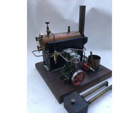 A static steam traction engine , in good ready to use condition