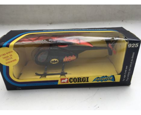 Corgi toys, #925 Batman, Batcopter , Original box, MIB