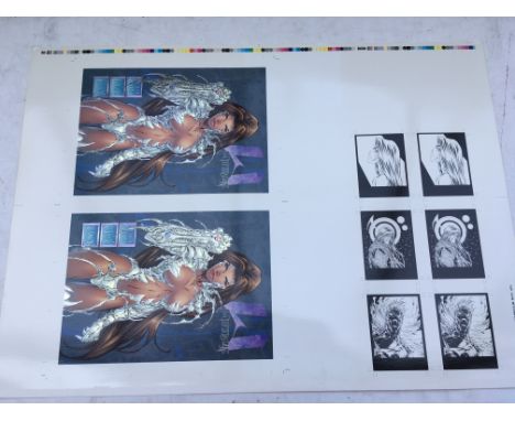 Witchblade comic first print sheet