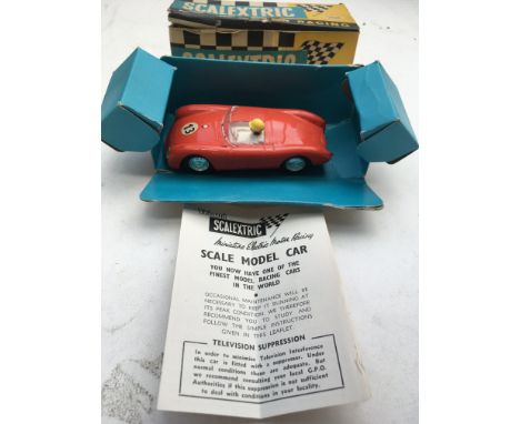 Scalextric, C61 Porsche, boxed , with inner packaging and instructions leaflet