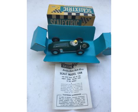 Scalextric, C59 BRM, boxed with inner packaging and instructions leaflet