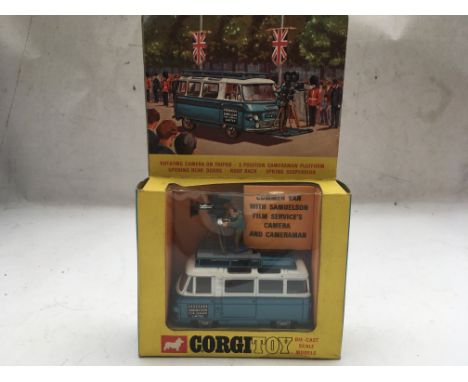 Corgi toys, #479 Commercial mobile camera van, Original box, MIB