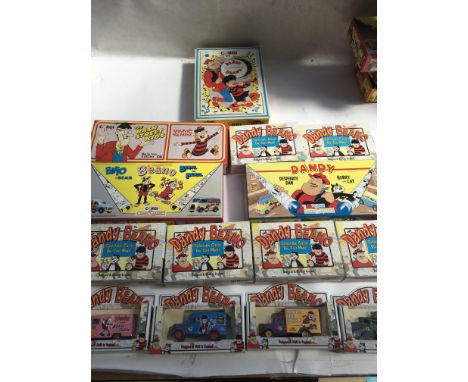 A collection of boxed Corgi toys, including Dandy and Beano comic characters Diecast vehicles, MIB