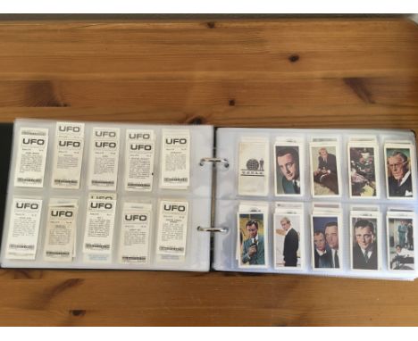 An album containing a collection of Sweet cigarette cards Barrett, Bassett, como, cadet etc, including Dads army, Sooty, Pop 