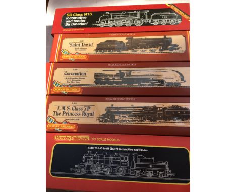 Hornby railways, OO scale, locomotives, boxed, including #R857 BR 2-6-0 Ivatt class 2 locomotive, #R050 LMS class 7PmThe Prin