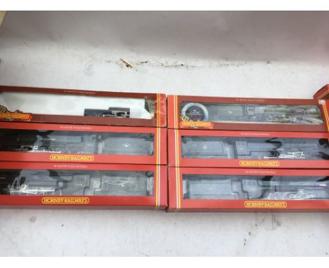 Hornby railways, OO scale, locomotives x6, boxed, including #R033 BR class 7MT locomotive Morning Star, #R329 BR 4-6-2 locomo