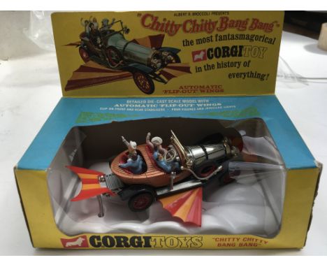 Corgi toys, #266 Chitty Chitty bang bang, complete in good working order, boxed no window, MIB