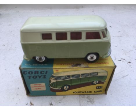 Corgi toys, Original boxed Diecast vehicle., #434 Volkswagen Kombi , MIB,