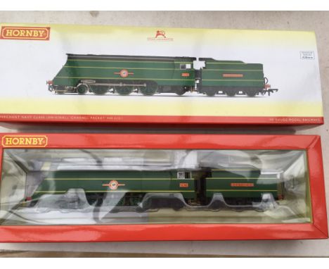 Hornby railways, OO scale, boxed, #R3434 SR 4-6-2 (Original) Merchant Navy class , channel packet , Southern #21C1, DCC ready
