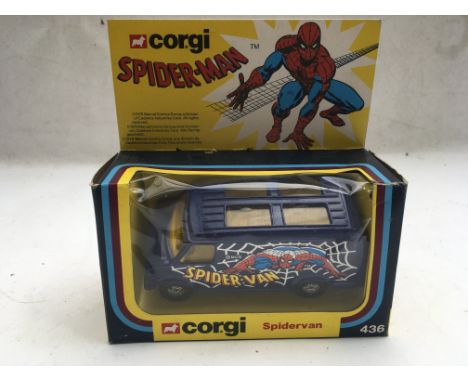 Corgi toys #436 Spider-Man Spidervan, Original box, MIB