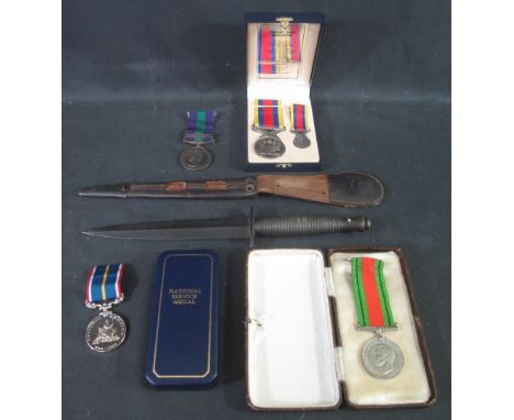 POST WAR NATIONAL SERVICE MEDAL GROUP, awarded to D.D Evans, Royal Army Pay Corps, attached to 22 Squadron SAS Regiment. To i