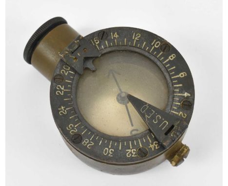A Creagh-Osborne marching compass Mark VII, Sperry Gyroscope Co, Brooklyn, NY, no.23107.