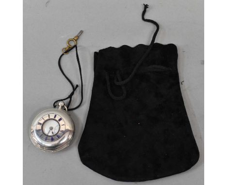 A Victorian hallmarked silver half hunter cased pocket watch, London 1878.Condition Report: Over all the watch is in good con