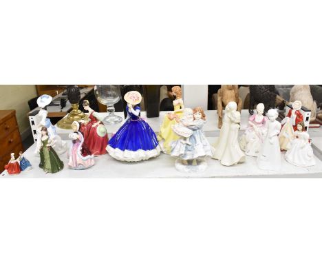 ROYAL DOULTON; six figures comprising HN4780 'Rachael, HN3635 'Amanda', HN5322 'Summer', HN3375 'Mary', HN 2832 'Fair Lady' (