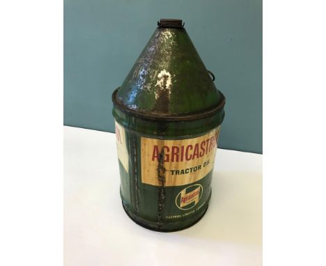 Agricastrol tractor oil advertising can. Measures 50cm in height. 