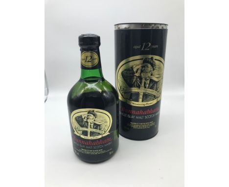 Bunnahabhain single Islay malt Scotch whisky, 12 years old, 70cl, Full sealed & boxed. 