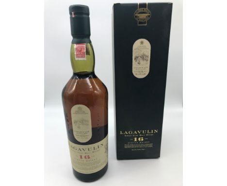 Lagavulin 16 year old,White Horse distillers, Islay single malt Scotch Whisky. 70cl Full, sealed & boxed. 