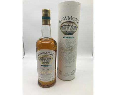 Bowmore Legend Islay Single Malt Scotch Whisky discontinued. Full, sealed & boxed. 