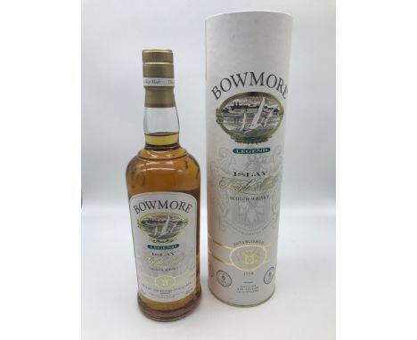 Bowmore Legend Islay Single Malt Scotch Whisky discontinued. Full, sealed & boxed. 