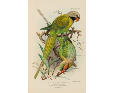 Birds.- Seth-Smith (David) Parrakeets. A Handbook to the Imported Species, first edition in bookform, 20 fine colour plates, 