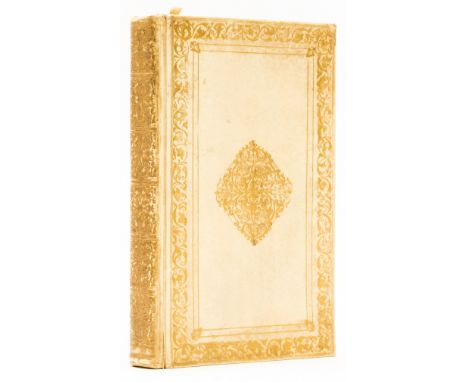 NO RESERVE Blank paper.- binding.- An album of c.100 sheets of early 19th century blank paper, 15 ff. with contemporary manus