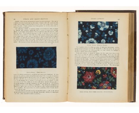 Textiles.- Crookes (William) A Practical Handbook of Dyeing and Calico-Printing, first edition, plates and illustrations, num