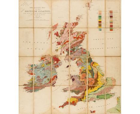 NO RESERVE British Isles.- Teall (J.J.H.) Geological Map of the British Islands, based on the work of the Geological Survey, 