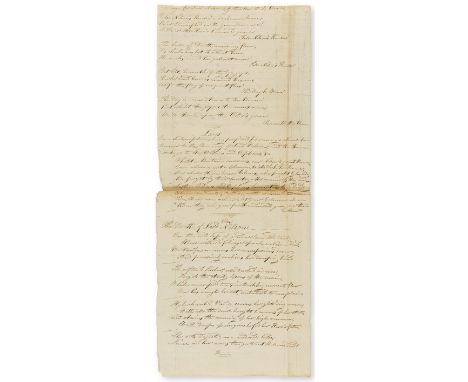 Nelson (Horatio, Viscount Nelson, 1758-1805).- Bowles (William Lisle, Church of England clergyman and poet, 1762-1850) Dirge 