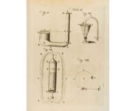 Pascoli (Alessandro) Del moto, che nei mobili si rifonde per impulso esteriore trattato Fisico-Matematico, first edition, hal