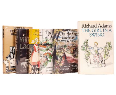 NO RESERVE Adams (Richard) The Girl in a Swing, signed presentation inscription from the author on title, jacket with very li