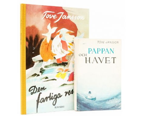 NO RESERVE Jansson (Tove) Pappan och havet [Moominpappa at Sea], spine ends a little bumped, light creasing to upper joint, l