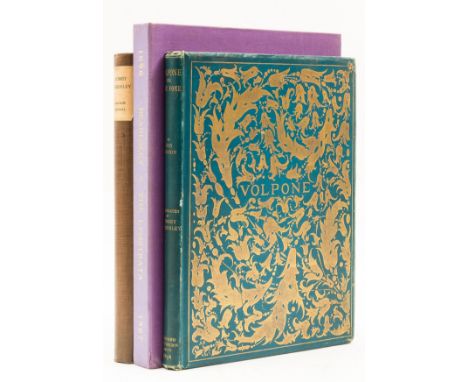 Beardsley (Aubrey).- Jonson (Ben) Volpone: or The Fox, one of 1000 copies, pictorial title, frontispiece and initials by Bear