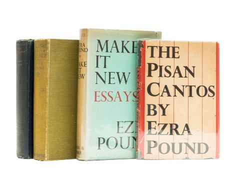 NO RESERVE Pound (Ezra) The Spirit of Romance, foxing, ink ownership inscriptions to endpapers, spine dulled, extremities rub