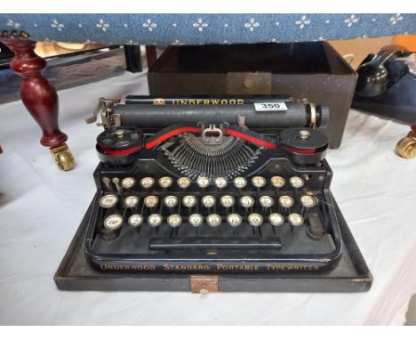 A vintage Underwood typewriter COLLECT ONLY