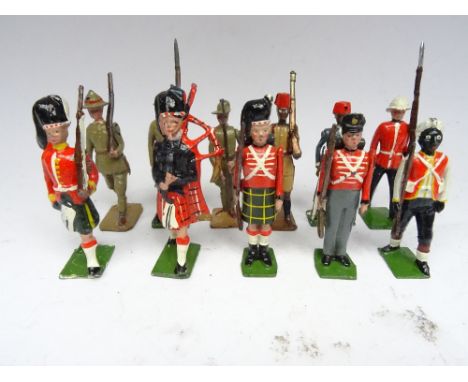 Britains RARE set 1872, Historical Collectors set for F.A.O. Schwartz: one example each of Argyll and Sutherland Highlander c