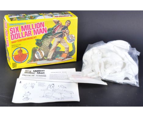 An original vintage Denys Fisher made ' Six Million Dollar Man ' snap together plastic model kit. Appearing unused, with inst