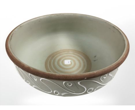 A Denby stoneware fruit bowl, diameter 20 cm.