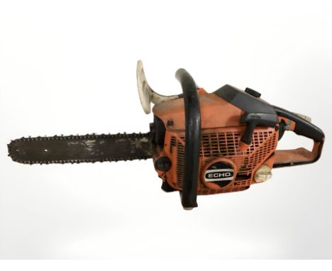 An Echo CS-4000 petrol chainsaw.