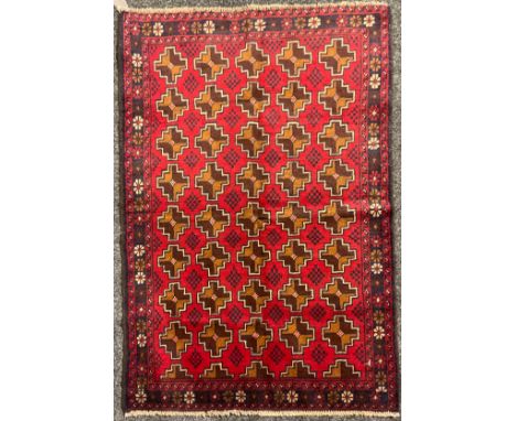 Oriental Rugs and Carpets - a Baluchi carpet, 130cm x 90cm