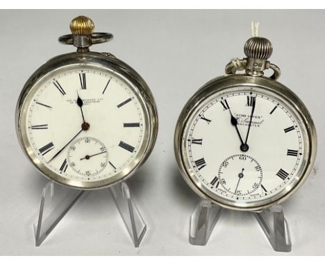Watches - a Victorian Sir John Bennett Ltd silver cased pocket watch, white enamel dial, bold Roman numerals, subsidiary seco