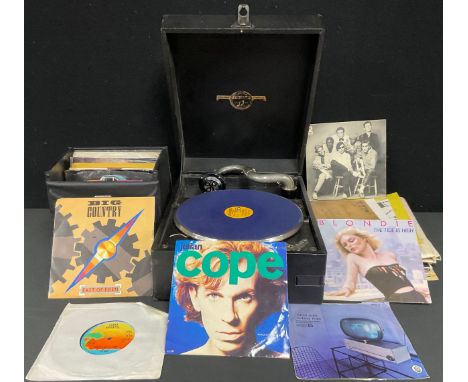 A Columbia Viva-Tonal grafonola; a quantity of concert and theatre programmes including George Hamilton IV, Slim Whitman; sim