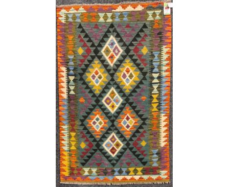 Oriental Rugs and Carpets - a Maimana Kilim carpet, 150cm x 96cm