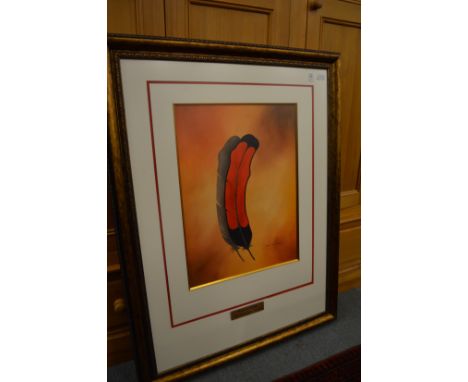Feather for Royalty a large colour print.