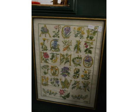 A modern alphabet sampler.