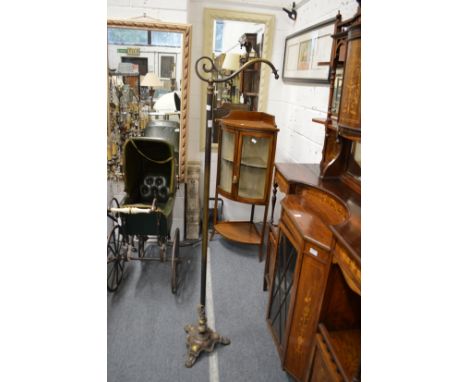 A floor standing lamp bracket.