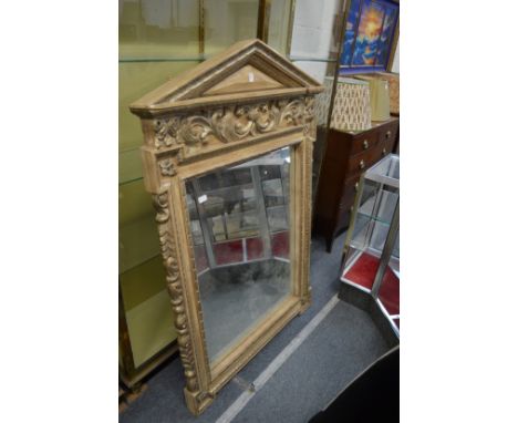 A good large classical style architectural design wall mirror.