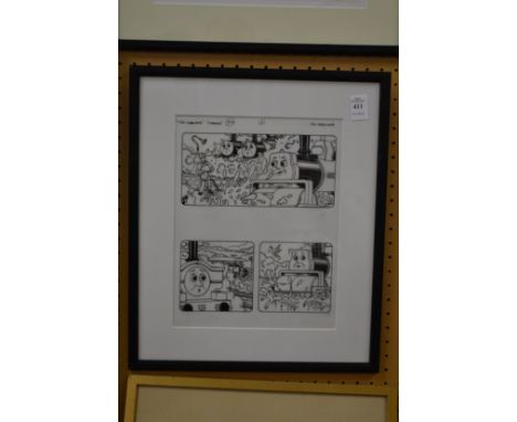 Tim Marwood, Thomas the Tank Engine original drawing "Stranded".
