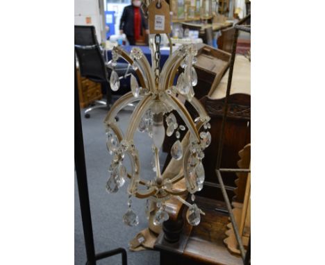 A Venetian style chandelier (faults).